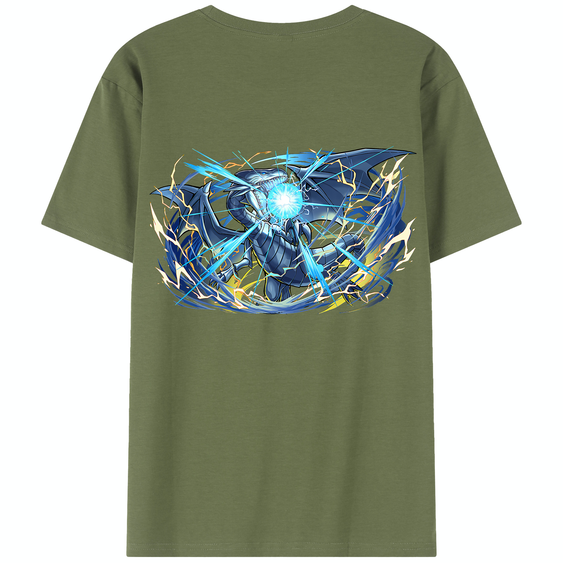 （画像用） 遊☆戯☆王 Yu-Gi-Oh! 綿100％半袖Tシャツ（背面プリント）
